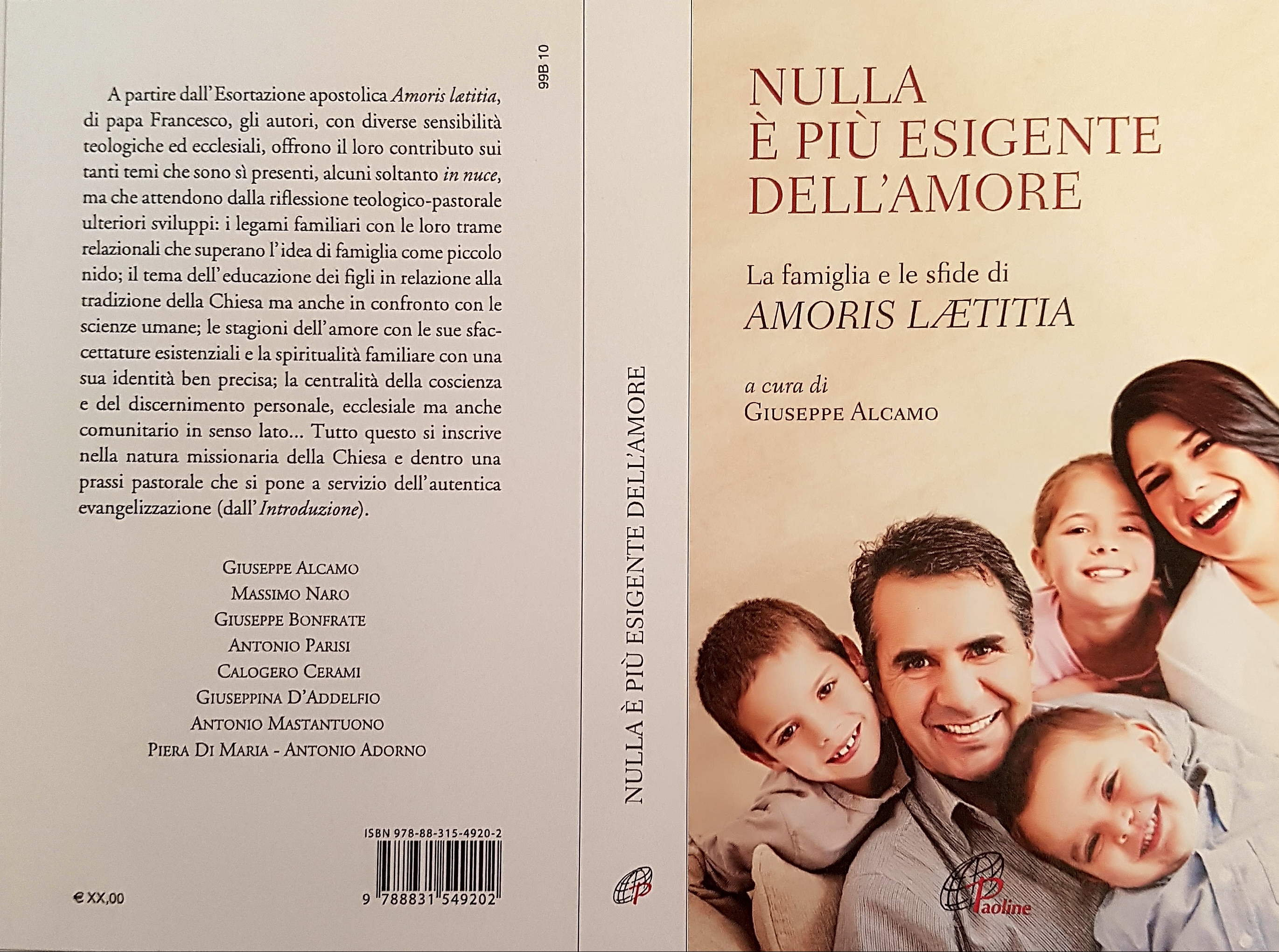 “NULLA È PIÙ ESIGENTE DELL’AMORE. LA FAMIGLIA E LE SFIDE DI AMORIS LAETITIA”