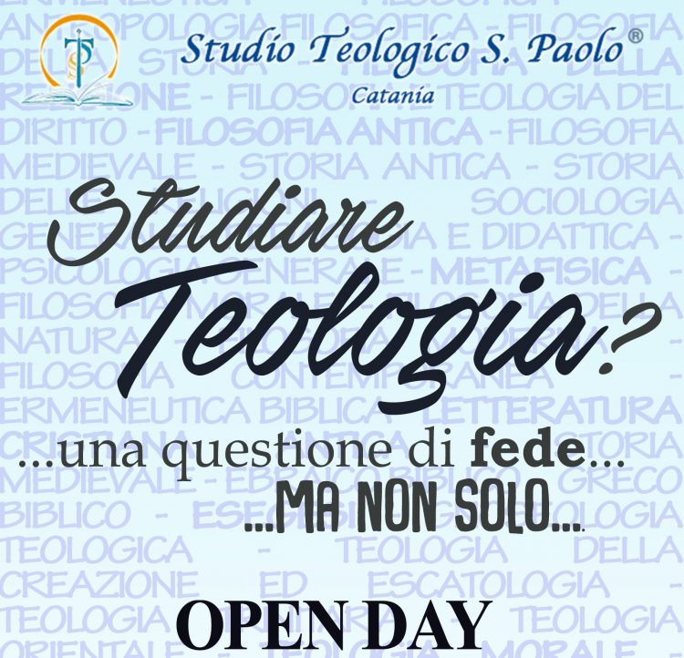 OPEN DAY ALL’ISTITUTO TEOLOGICO: “STUDIARE TEOLOGIA? UNA QUESTIONE DI FEDE MA NON SOLO”