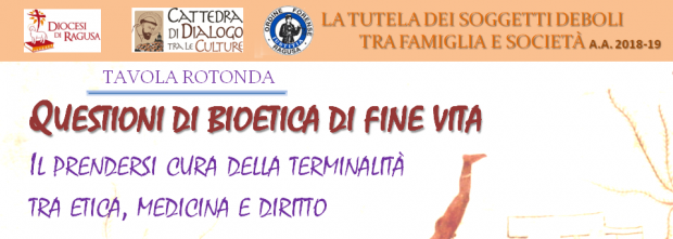 “LA TUTELA DEI SOGGETTI DEBOLI TRA FAMIGLIA E SOCIETÀ”: UN CICLO DI QUATTRO SEMINARI DELLA CATTEDRA DI DIALOGO TRA LE CULTURE