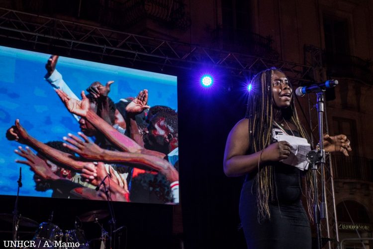 REFUGEES GOT TALENT: VINCE LA POETESSA HANNAH IMORDI