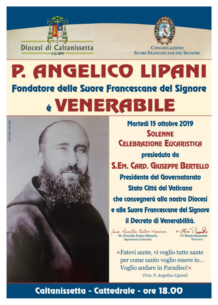 PADRE ANGELICO LIPANI VENERABILE