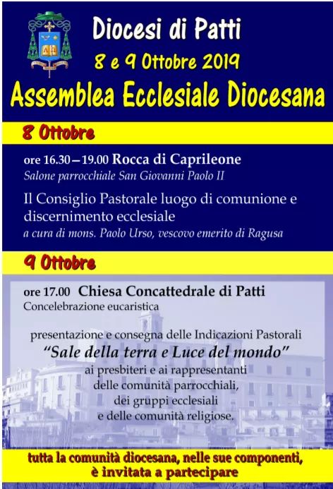 ASSEMBLEA ECCLESIALE DIOCESANA