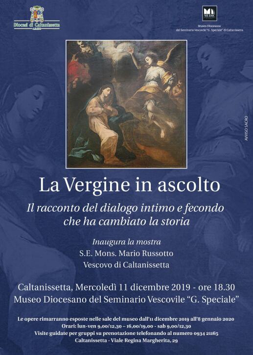 “LA VERGINE IN ASCOLTO”: INAUGURAZIONE MOSTRA SULL’ANNUNCIAZIONE AL MUSEO DIOCESANO