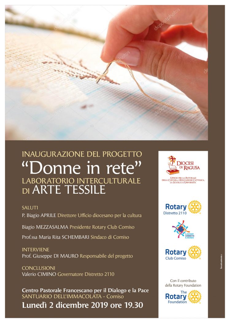 “DONNE IN RETE: LABORATORIO INTERCULTURALE DI ARTE TESSILE”