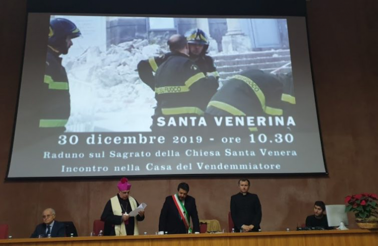 “INSIEME PER RICOSTRUIRE”: INCONTRO AD UN ANNO DAL SISMA DI SANTO STEFANO