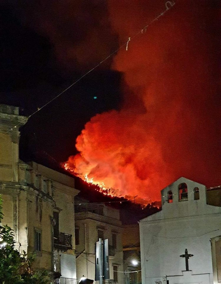 INCENDI: “EVOCAZIONE DEL DEGRADO DELL’UOMO, UN CRIMINE E UN PECCATO CONTRO DIO”