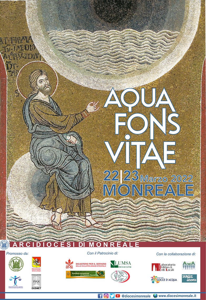 “AQUA FONS VITAE: ORIENTAMENTI SULL’ACQUA”: UN CONVEGNO SU DOTTRINA SOCIALE, RISPARMIO IDRICO, REGOLAZIONE DEL SERVIZIO IDRICO INTEGRATO