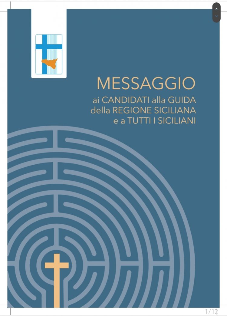 MESSAGGIO DEI VESCOVI DI SICILIA AI CANDIDATI ALLA GUIDA DELLA REGIONE SICILIANA E A TUTTI I SICILIANI