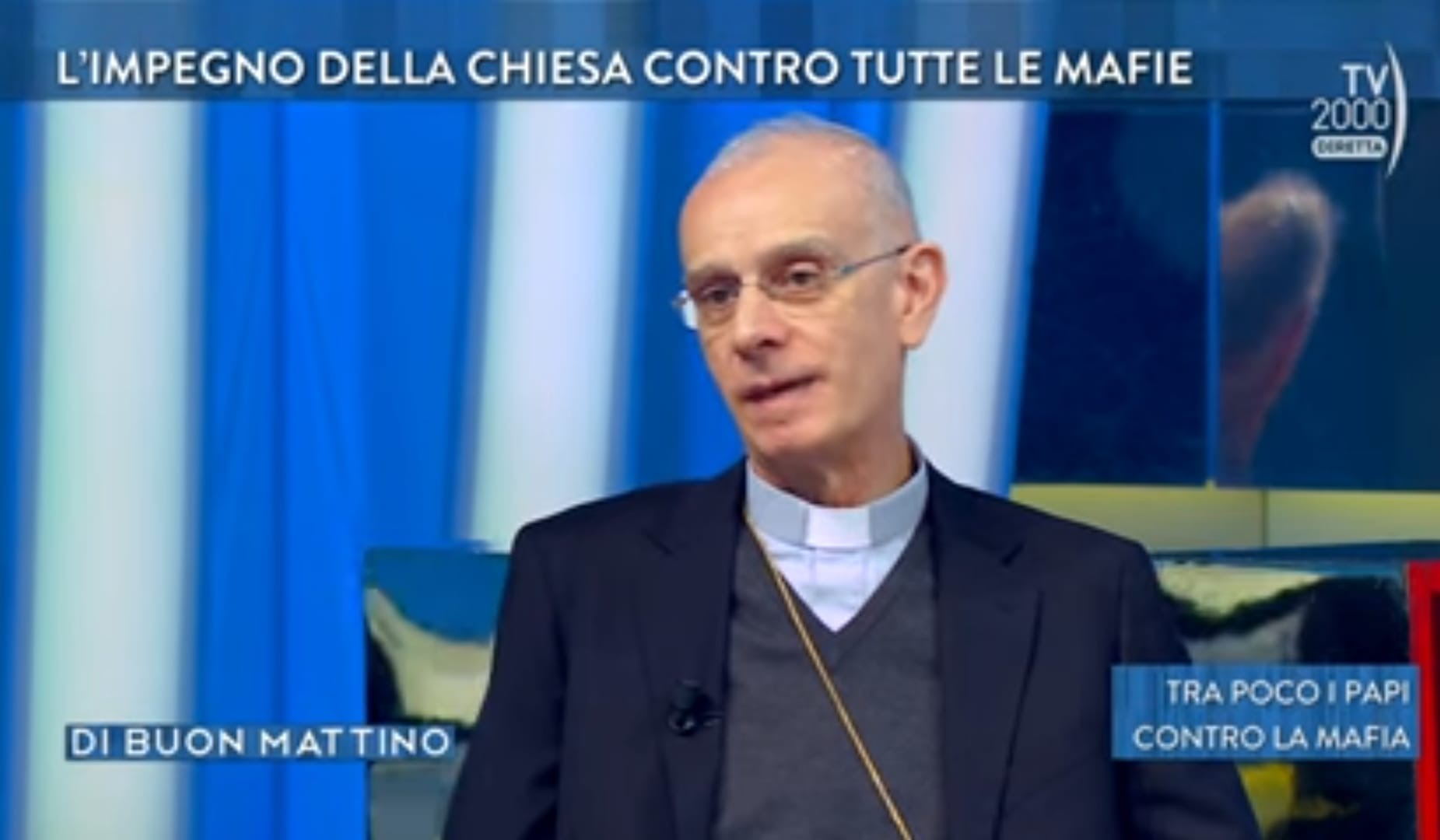 “L’IMPEGNO DELLA CHIESA CONTRO TUTTE LE MAFIE”: INTERVENTO DI MONS. RASPANTI SU TV2000