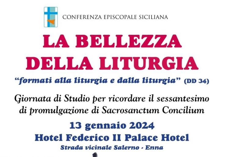 “LA BELLEZZA DELLA LITURGIA”: GIORNATA DI STUDIO PER RICORDARE IL 60° DI PROMULGAZIONE DI SACROSANCTUM CONCILIUM