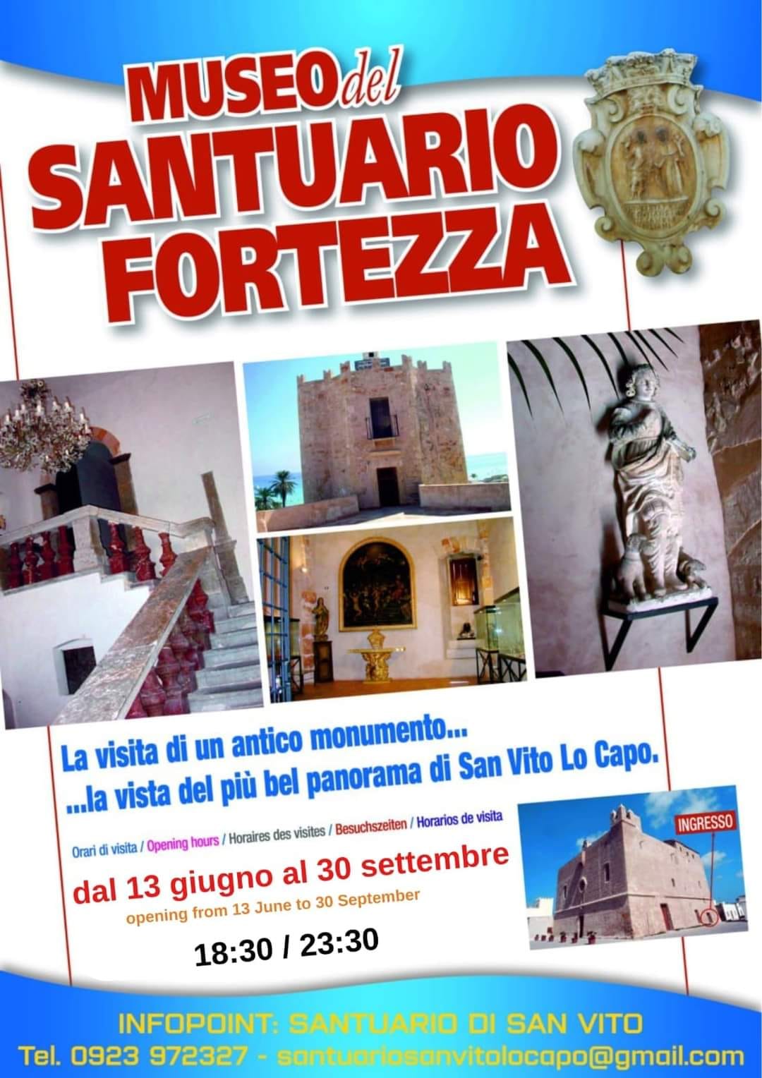 RIAPRE IL MUSEO DEL SANTUARIO A SAN VITO LO CAPO