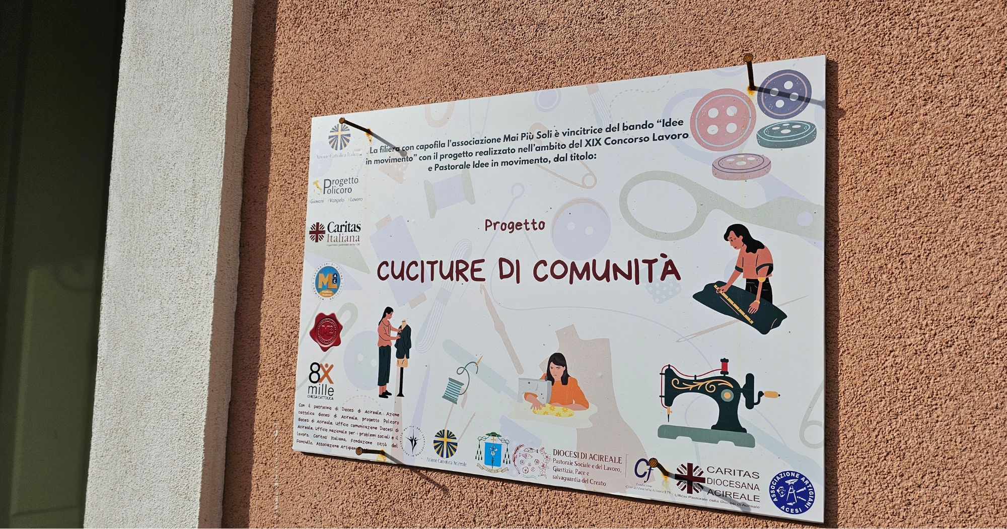 “CUCITURE DI COMUNITÀ”: TRADIZIONE, FORMAZIONE ED ECONOMIA CIRCOLARE PER FAVORIRE INCLUSIONE E SVILUPPO SOLIDALE